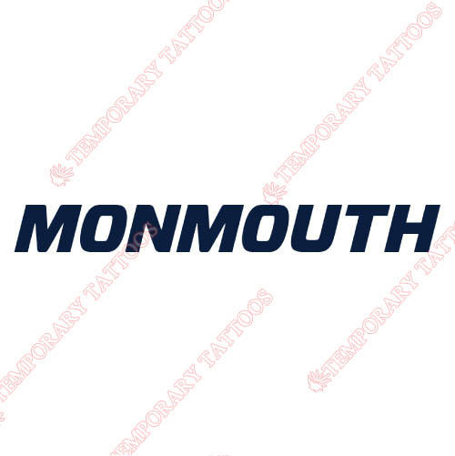 Monmouth Hawks Customize Temporary Tattoos Stickers NO.5165